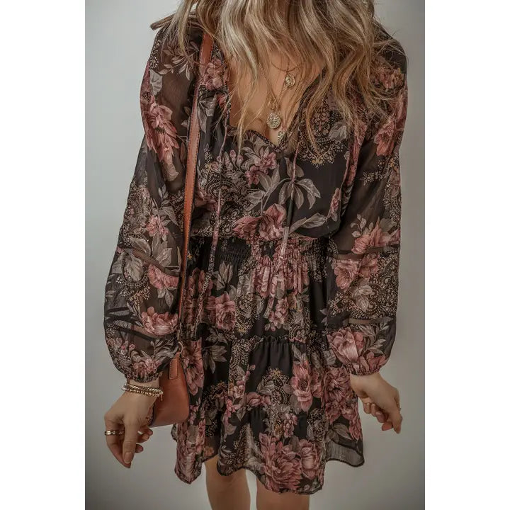 Puff Sleeve Daisy Dress - Necessities Boutique