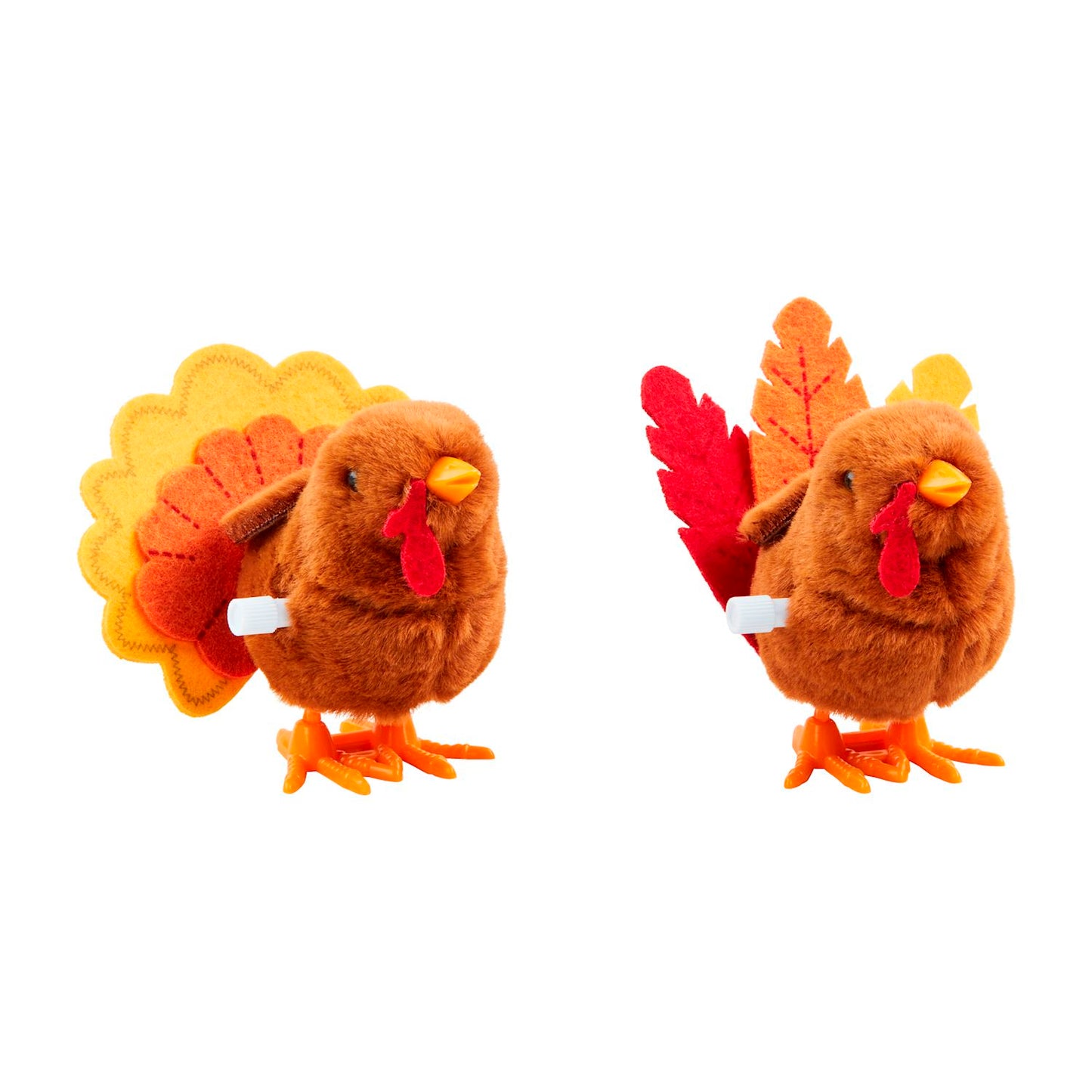 Mudpie Fuzzy Wind-Up Turkey Toy - Necessities Boutique