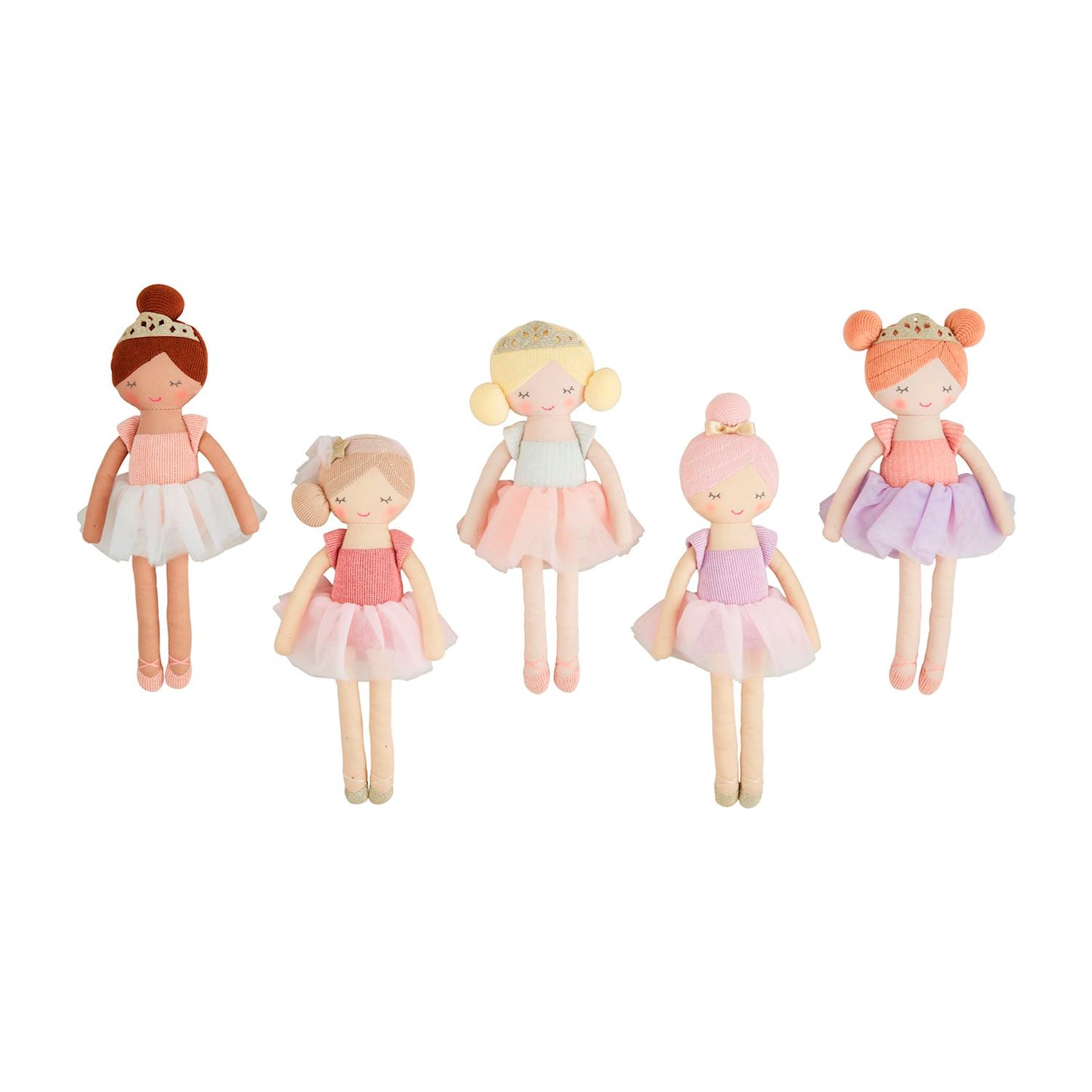 Mudpie Plush Ballerina Dolls - Necessities Boutique