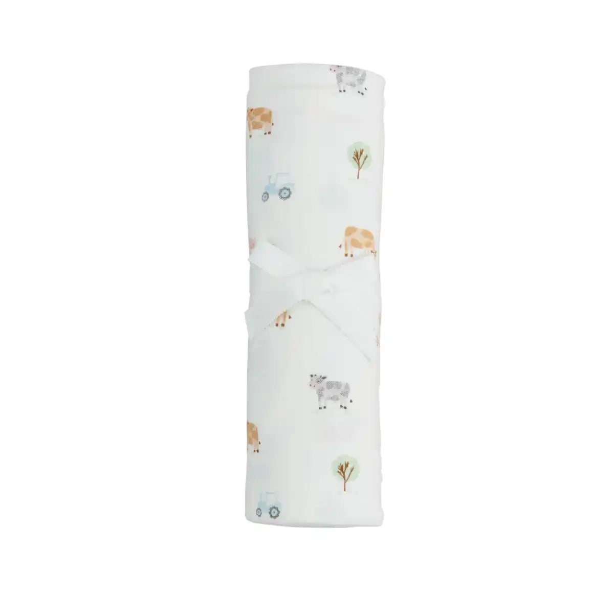 mudpie farm animals swaddle - Necessities Boutique