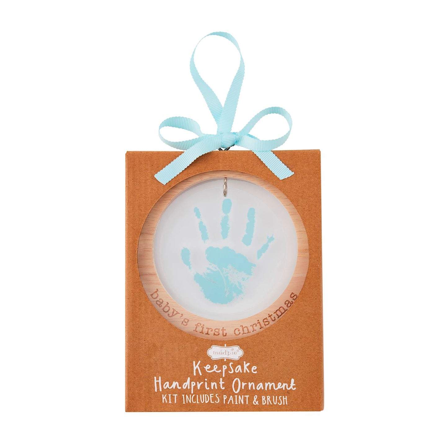 Mudpie Handprint Keepsake 1st Christmas Ornament - Necessities Boutique