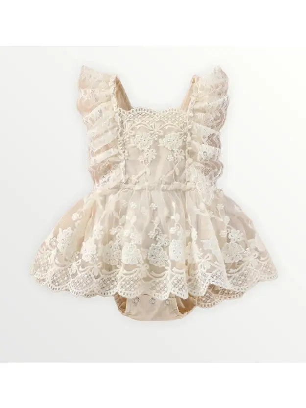 Octavia Ruffle Romper - Necessities Boutique