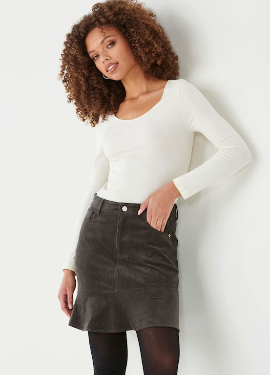 Giftcraft Charlie Paige Corduroy Skirt - Necessities Boutique