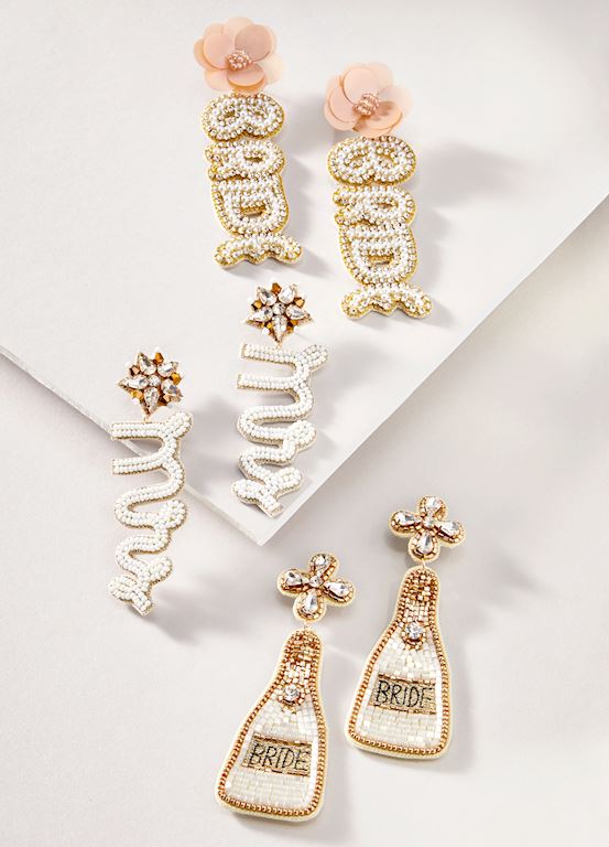Giftcraft Bridal Earrings - Necessities Boutique