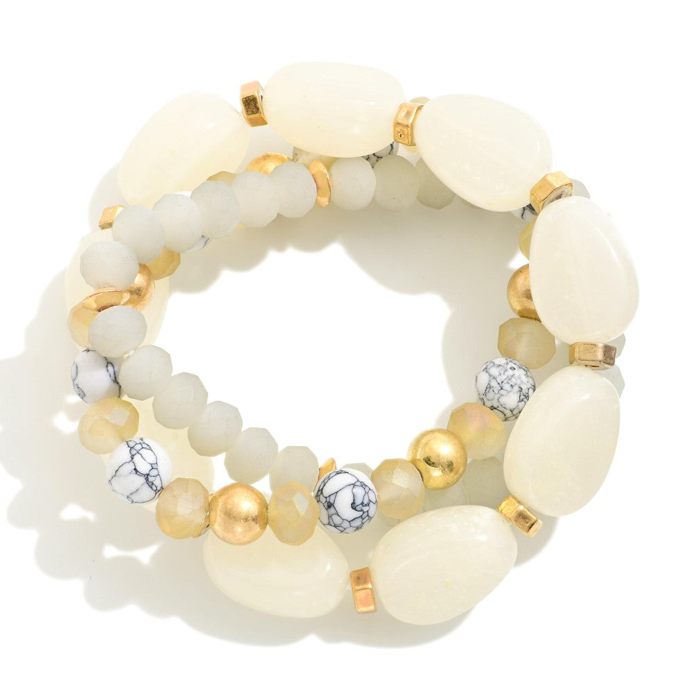Wish Chunky Beaded Stretch Bracelets - Necessities Boutique