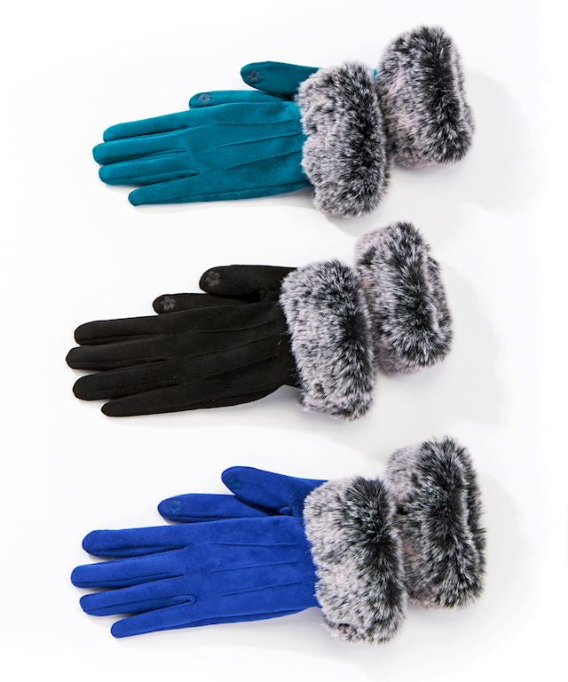 Giftcraft Faux Fur Gloves - Necessities Boutique