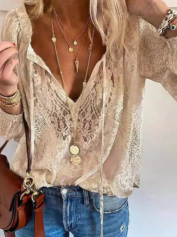 Fashion combination top - Necessities Boutique