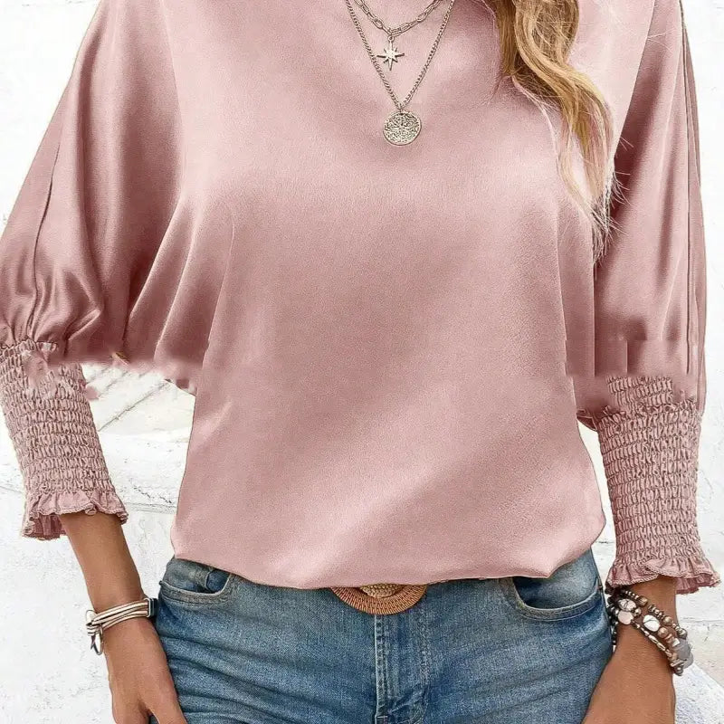 Faire Bat Sleeve Top - Necessities Boutique