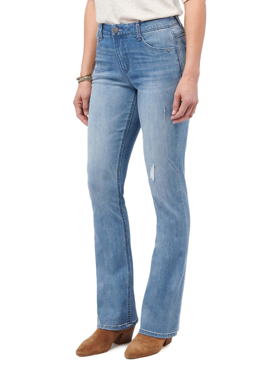 Democracy "Ab"solution® High Rise Itty Bitty Bootcut Light Blue Jeans - Necessities Boutique