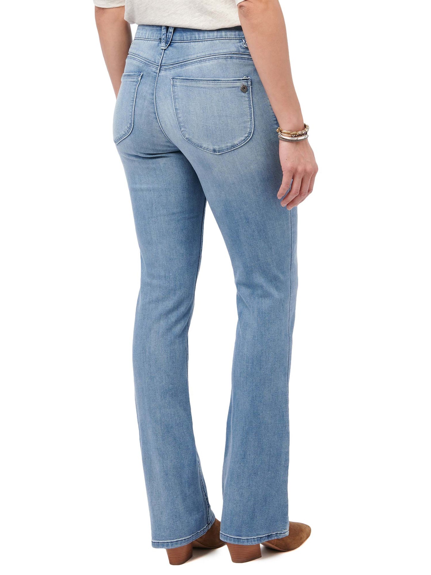 Democracy "Ab"solution® High Rise Itty Bitty Bootcut Light Blue Jeans - Necessities Boutique