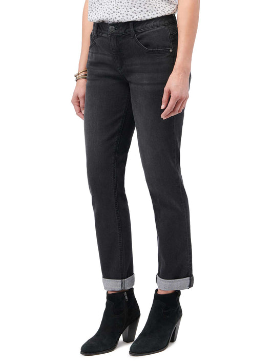 Democracy "Ab"solution® Black Denim Girlfriend Jeans - Necessities Boutique