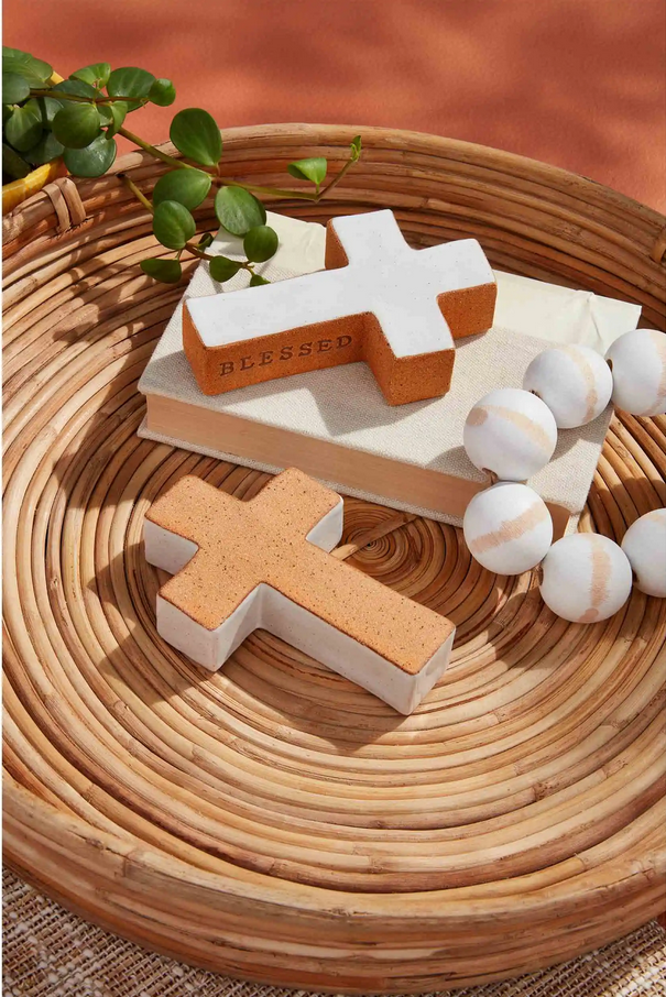 Mudpie Decorative Terracotta Cross - Necessities Boutique