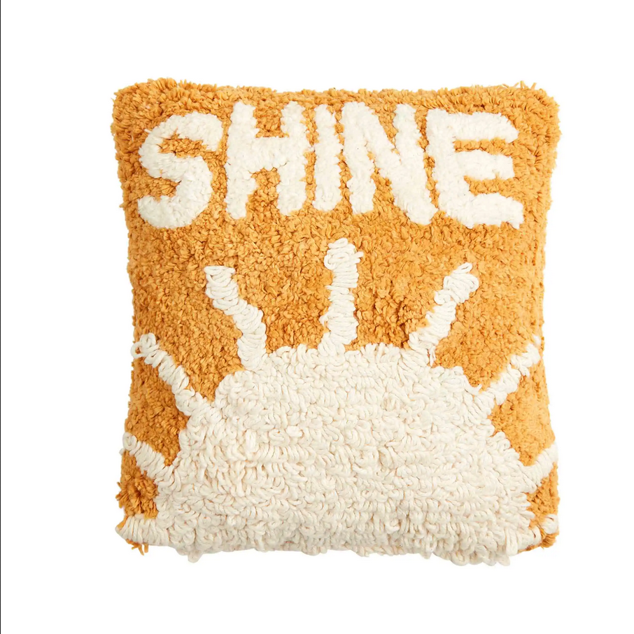 Mudpie Boho Mini Tufted Throw Pillow - Necessities Boutique