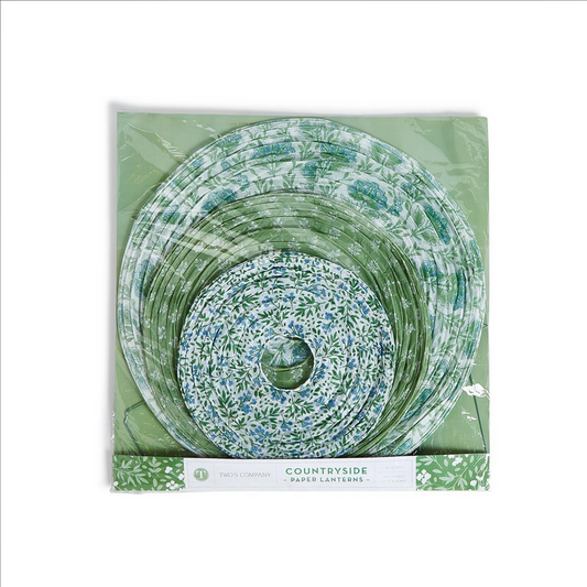 Two's Company Countryside Set of 3 Lanterns - Necessities Boutique