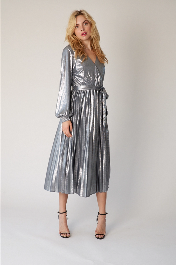 Sage & Fig Sophia Pleated Dress - Necessities Boutique