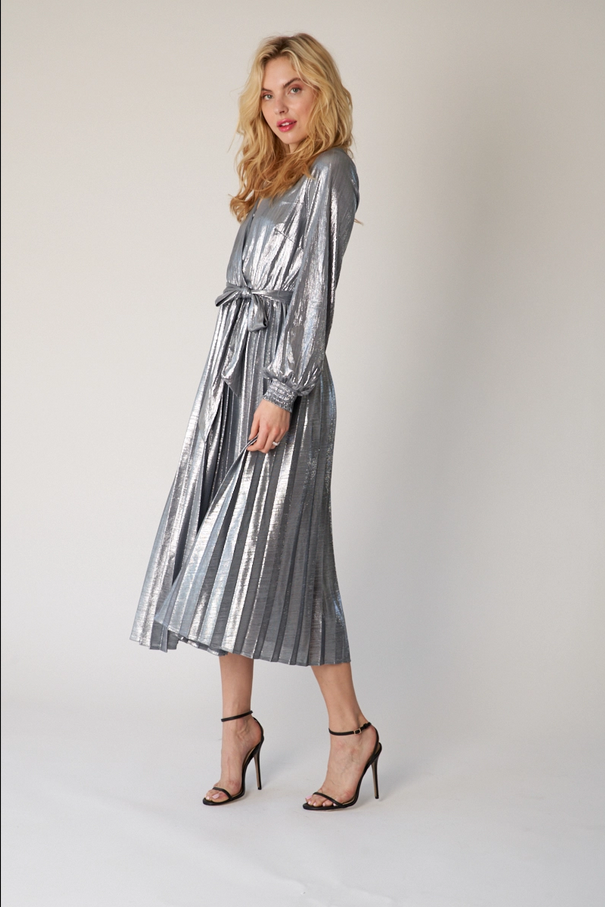 Sage & Fig Sophia Pleated Dress - Necessities Boutique