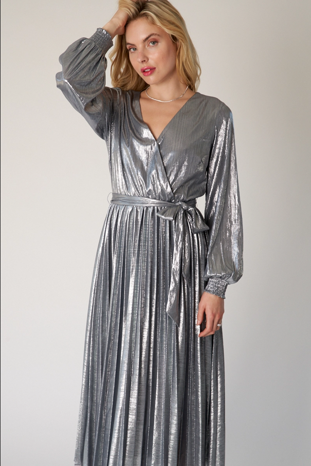 Sage & Fig Sophia Pleated Dress - Necessities Boutique