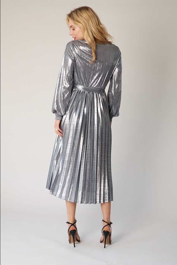 Sage & Fig Sophia Pleated Dress - Necessities Boutique
