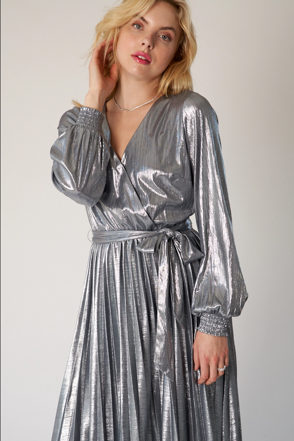 Sage & Fig Sophia Pleated Dress - Necessities Boutique