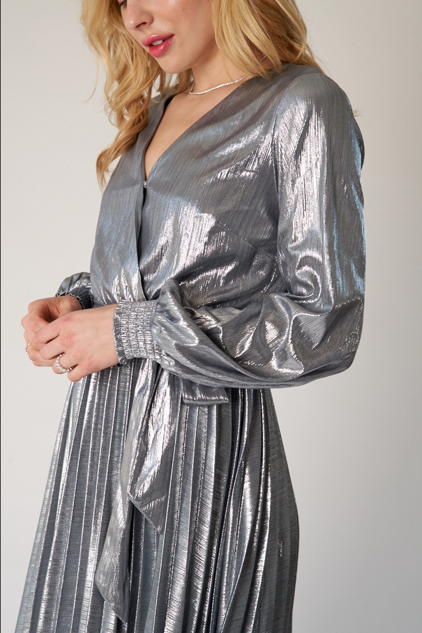 Sage & Fig Sophia Pleated Dress - Necessities Boutique