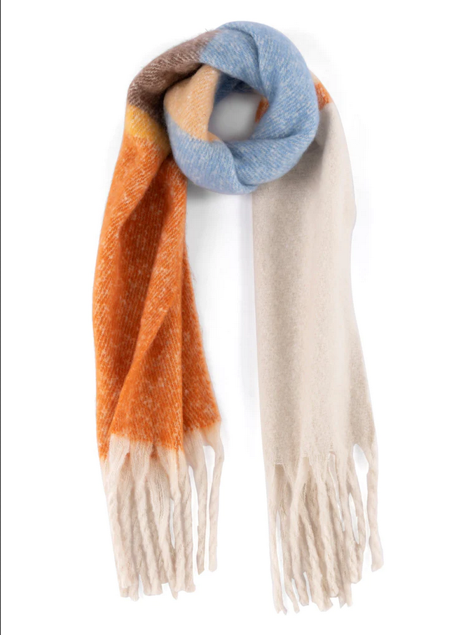 Shiraleah Ember Color Block Scarf - Necessities Boutique