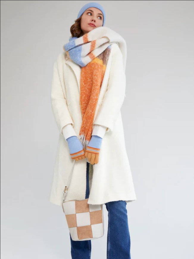 Shiraleah Ember Color Block Scarf - Necessities Boutique