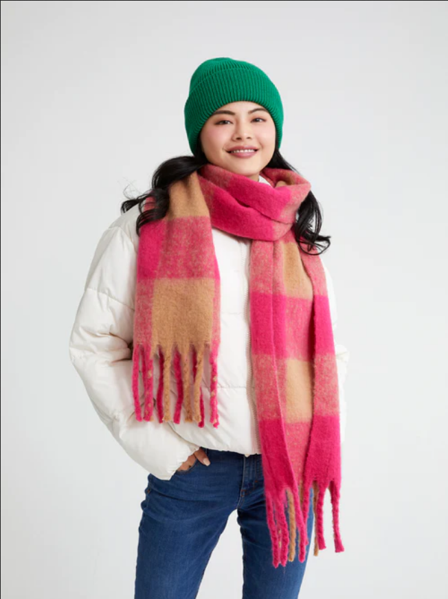 Shiraleah Mariah Plaid Scarf - Necessities Boutique