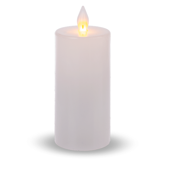 Luxury Lite White Wax LED Pillar Candle - Necessities Boutique