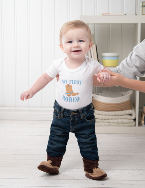 Ganz Baby Cowboy Boot Slippers - Necessities Boutique