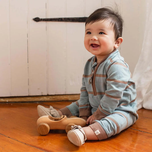 Burt’s Bees Baby Striped Jumpsuit