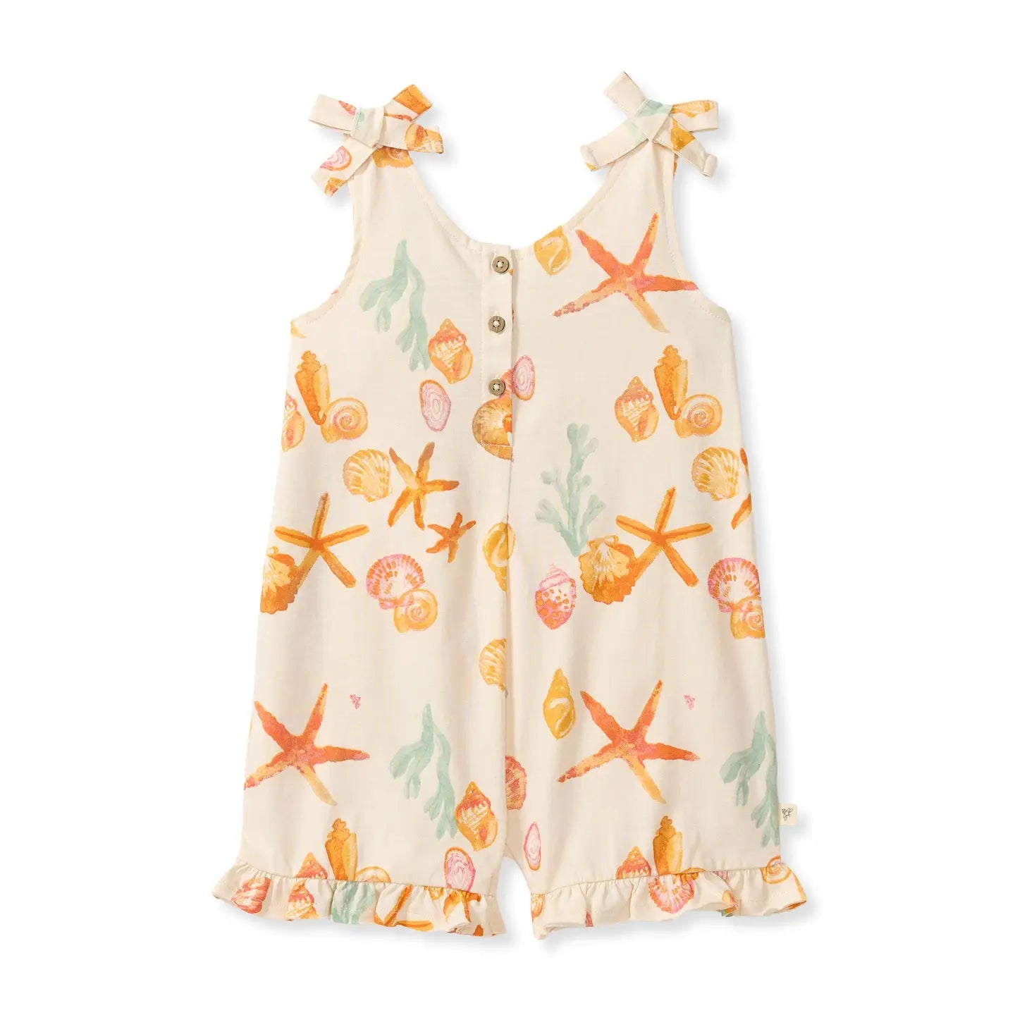 Burts Bees starfish romper - Necessities Boutique