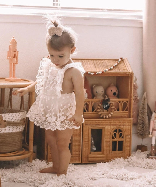 Octavia Ruffle Romper - Necessities Boutique