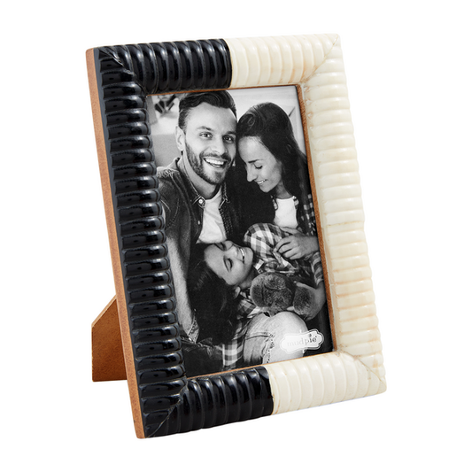 Mudpie Ribbed Bone Frame - Necessities Boutique