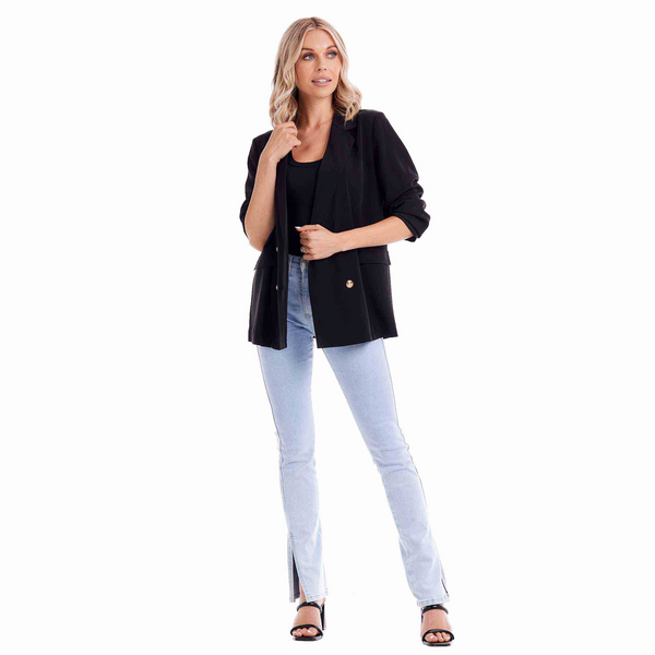 Mudpie Wynn Black Blazer - Necessities Boutique