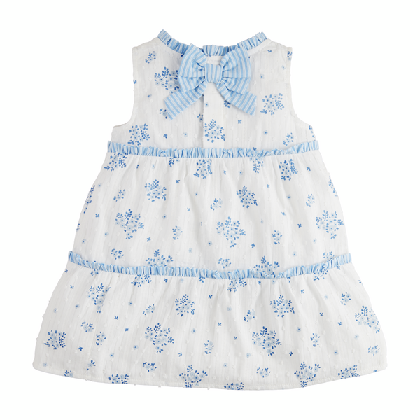 mudpie blue floral dress - Necessities Boutique