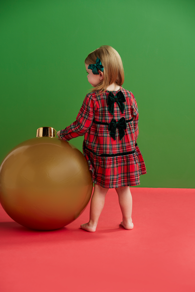 Mudpie Tartan Holiday Dress - Necessities Boutique