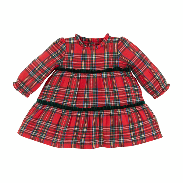 Mudpie Tartan Holiday Dress - Necessities Boutique