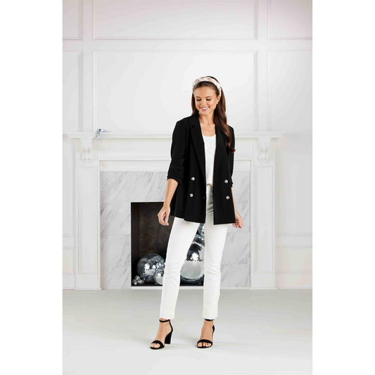 Mudpie Wynn Black Blazer - Necessities Boutique