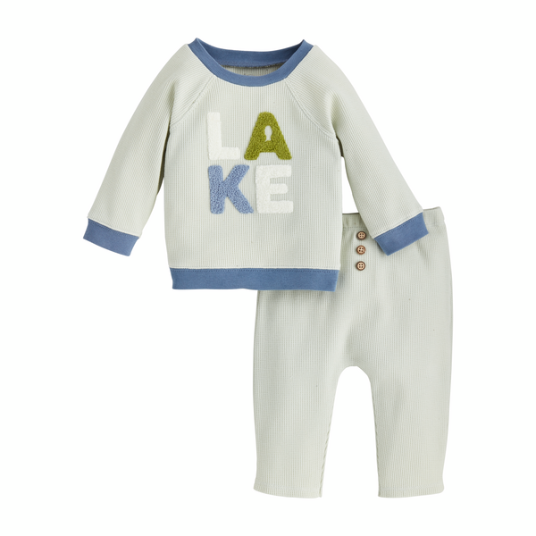 mudpie lake pant set - Necessities Boutique