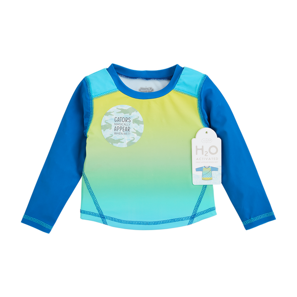 Mudpie Boys' Stars, Sharks, or Gators Color Change Rash Guard - Necessities Boutique