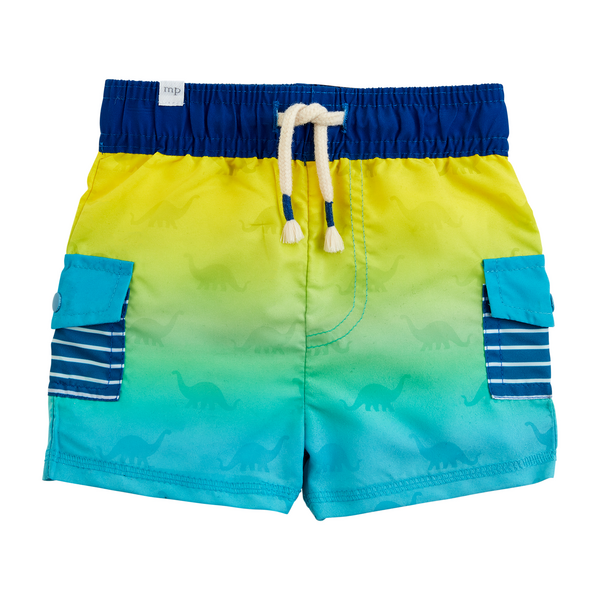 Mudpie Stars, Dino or Shark Color Changing Swim Trunks - Necessities Boutique