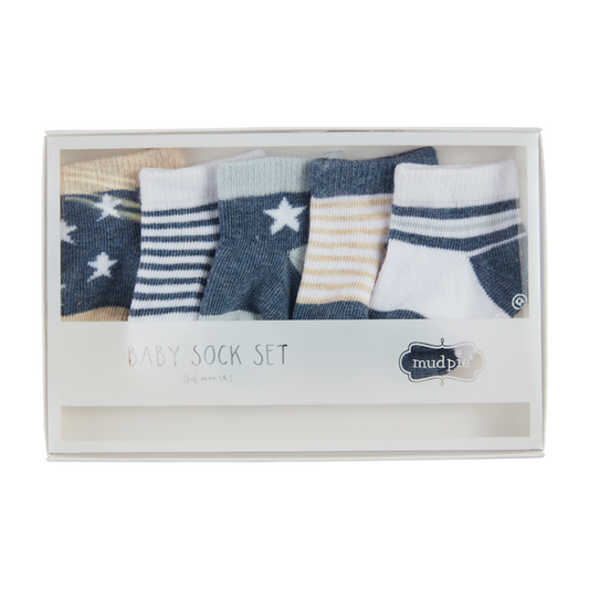 mudpie star socks - Necessities Boutique
