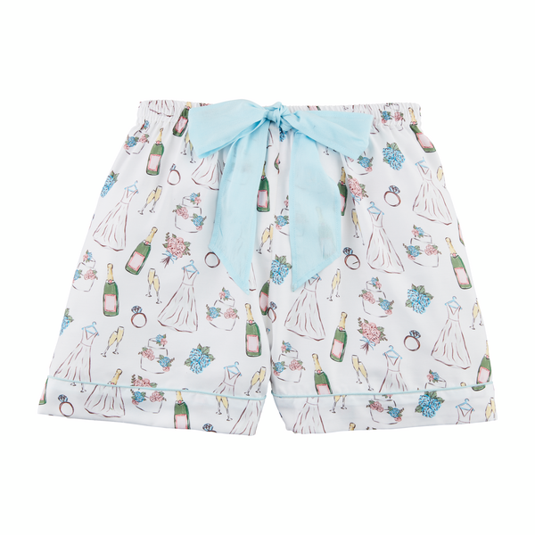 mudpie bride shorts - Necessities Boutique