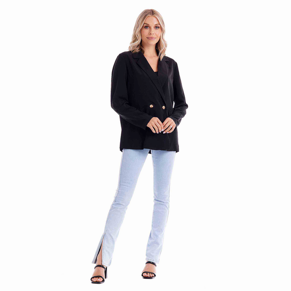 Mudpie Wynn Black Blazer - Necessities Boutique