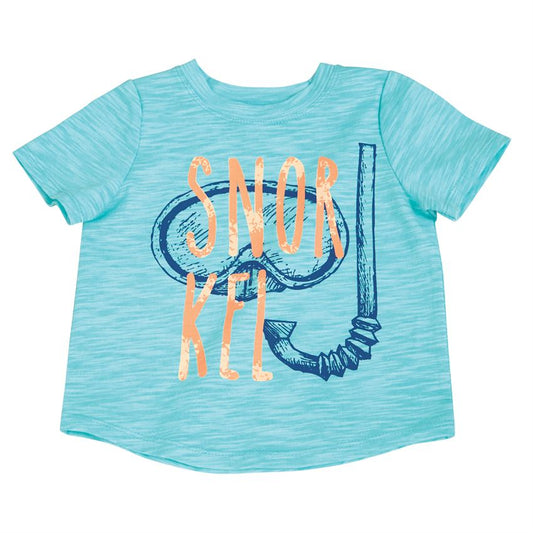 Mudpie Blue Snorkle Graphic Tee - Necessities Boutique