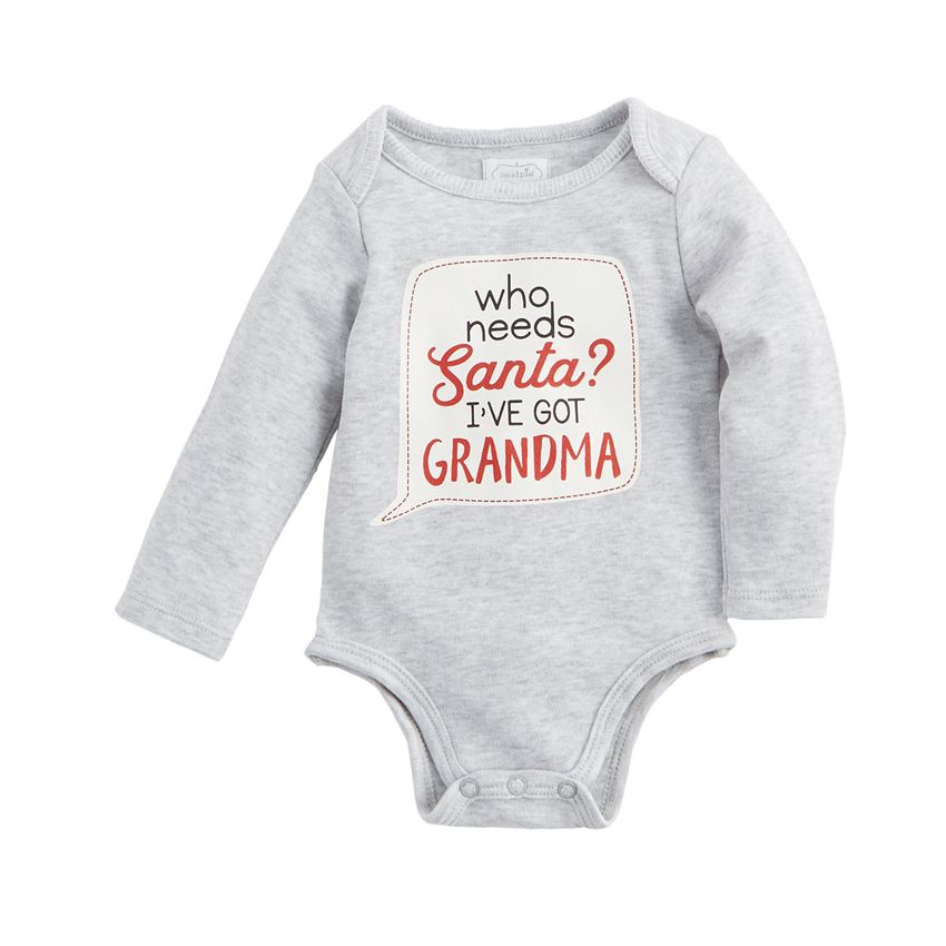Mudpie Christmas Grandma Crawler - Necessities Boutique