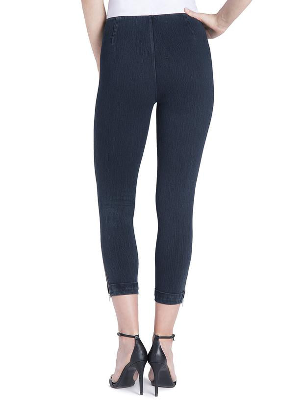 Lysse' Denim Cuffed Crop - Blue Denim - Necessities Boutique