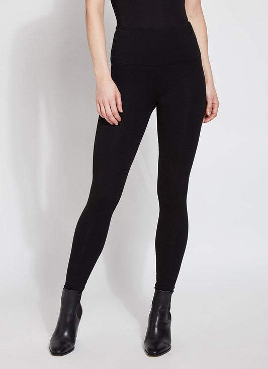 Lysse Black Center Seam Leggings - Necessities Boutique