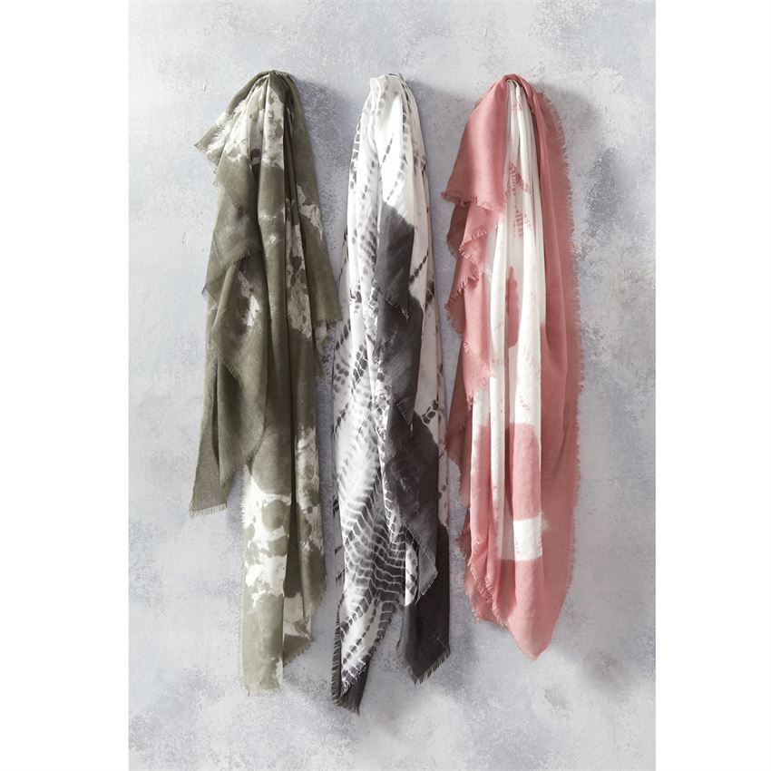 Mudpie Tie Dye Square Scarf - Necessities Boutique