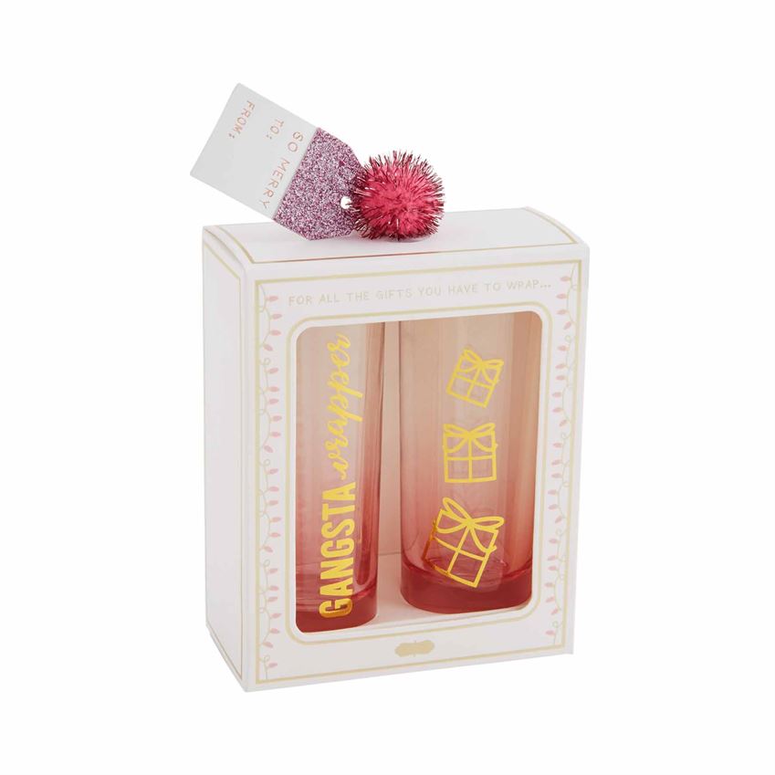 Mudpie Holiday Shot Glass Collection - Necessities Boutique